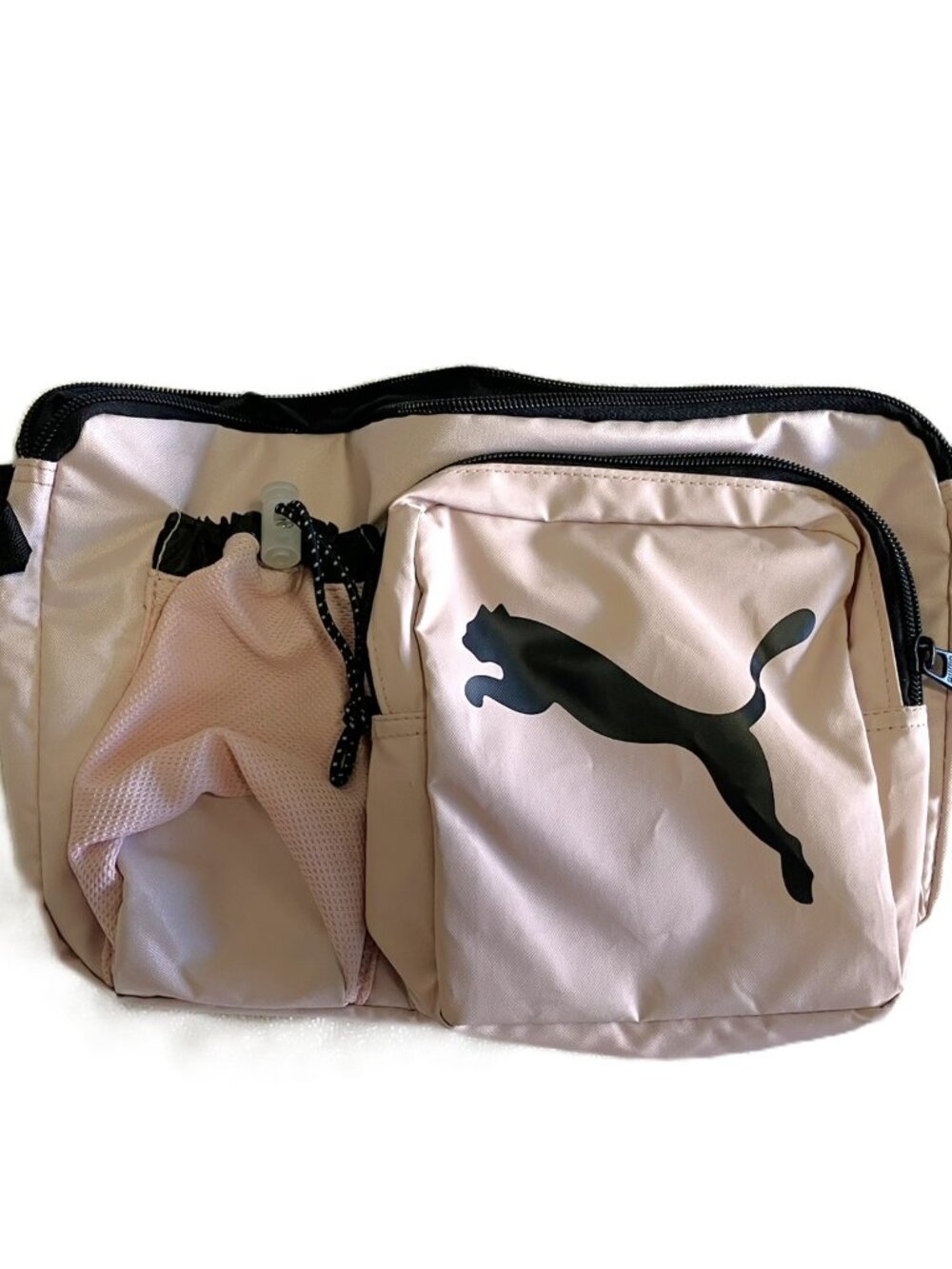 PUMA Unite Waistpack Belt Bag NWT Black/Pink One Size - Picture 2 of 12